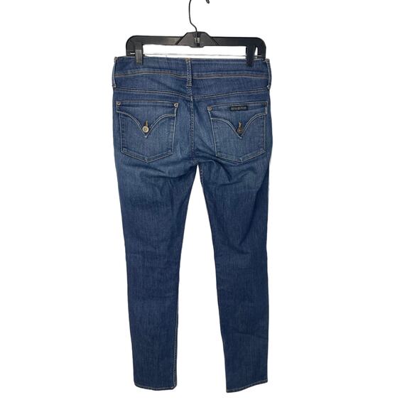 Hudson Collin Flap Skinny Jean blue dark wash women's size 29 - Picture 2 of 5